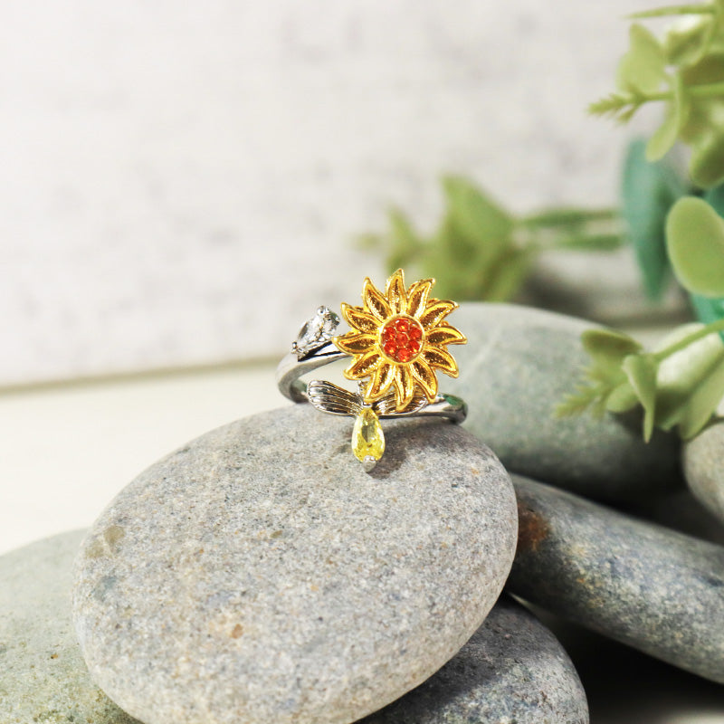 Sunflower Wrap Ring