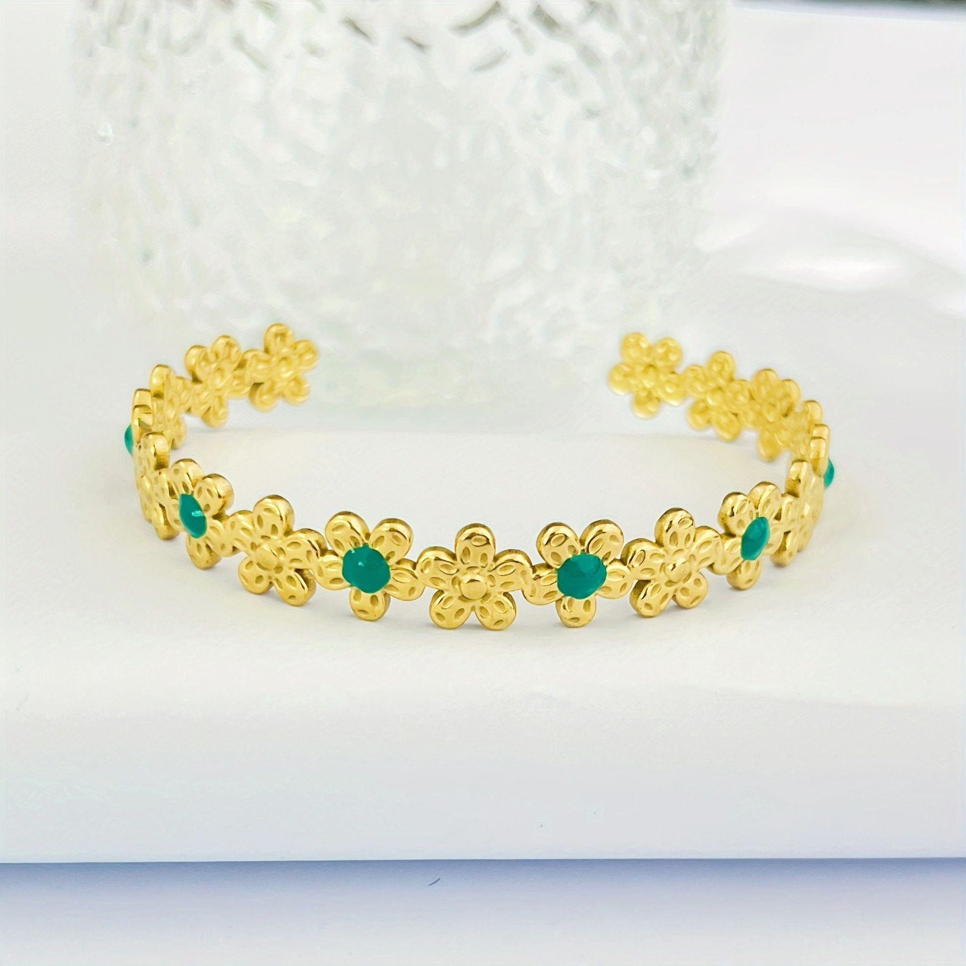 Emerald Lei Bangle