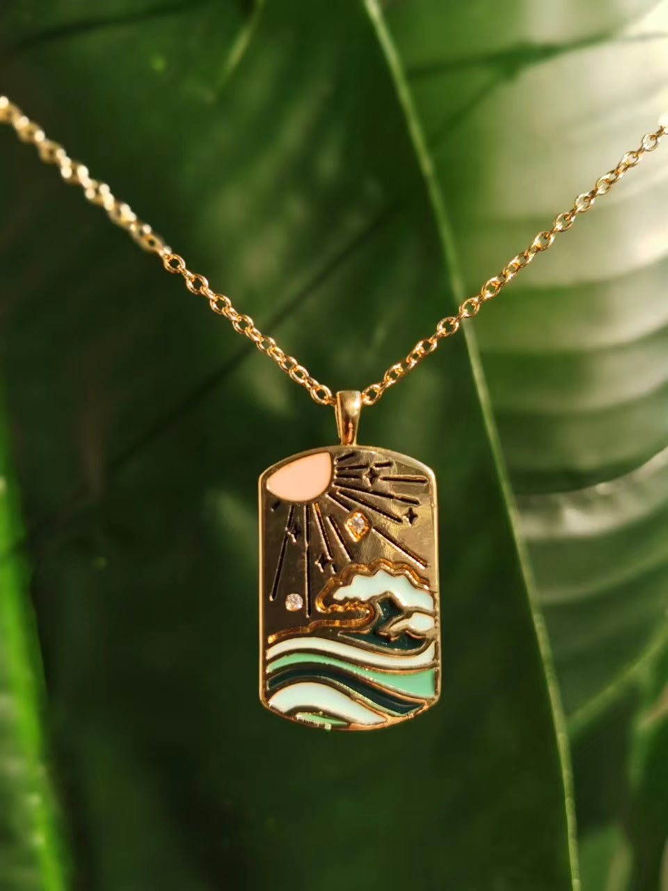 Morning Wave Necklace