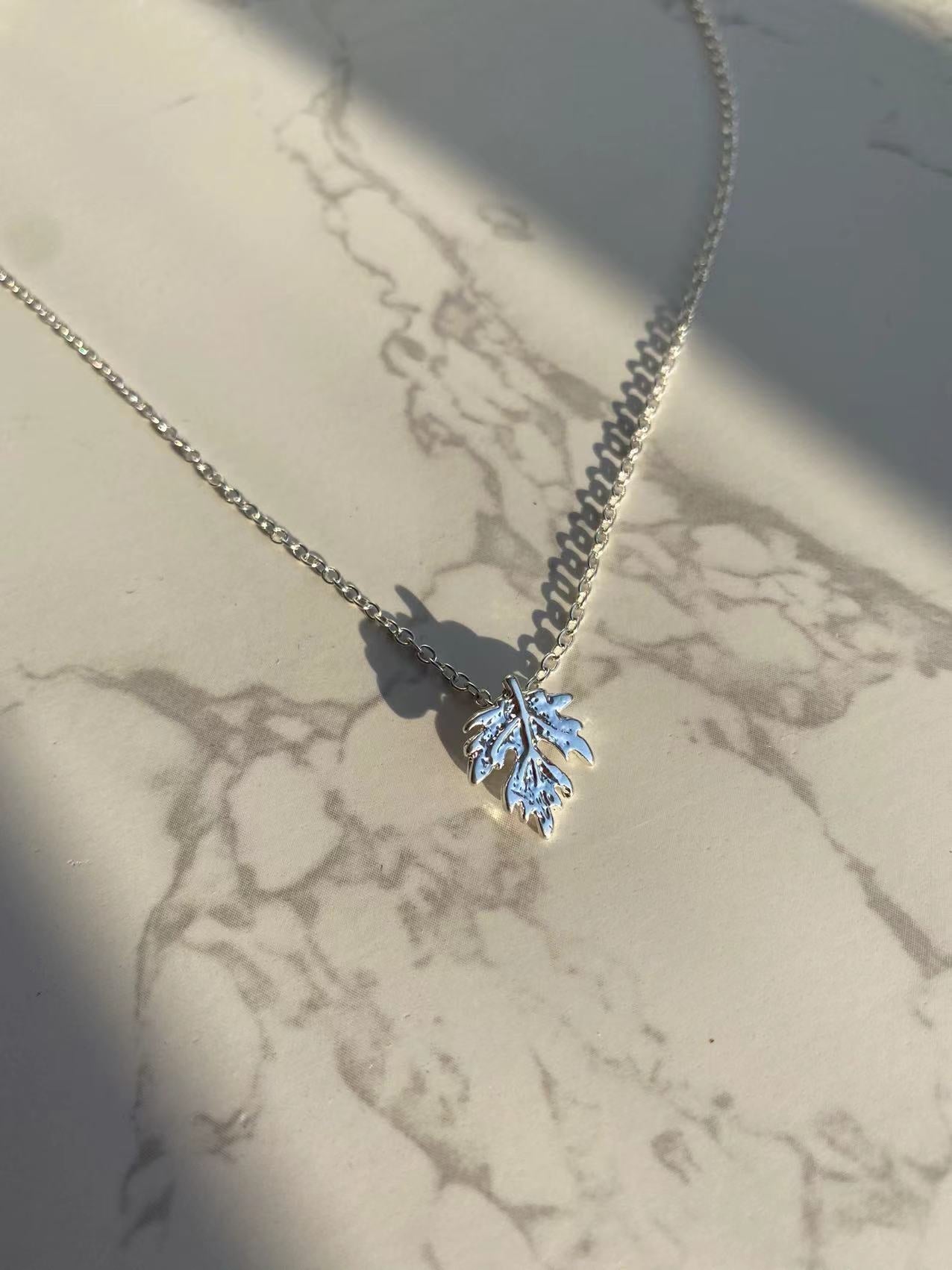 Maple Leaf Necklace - ASPENS JEWELERS