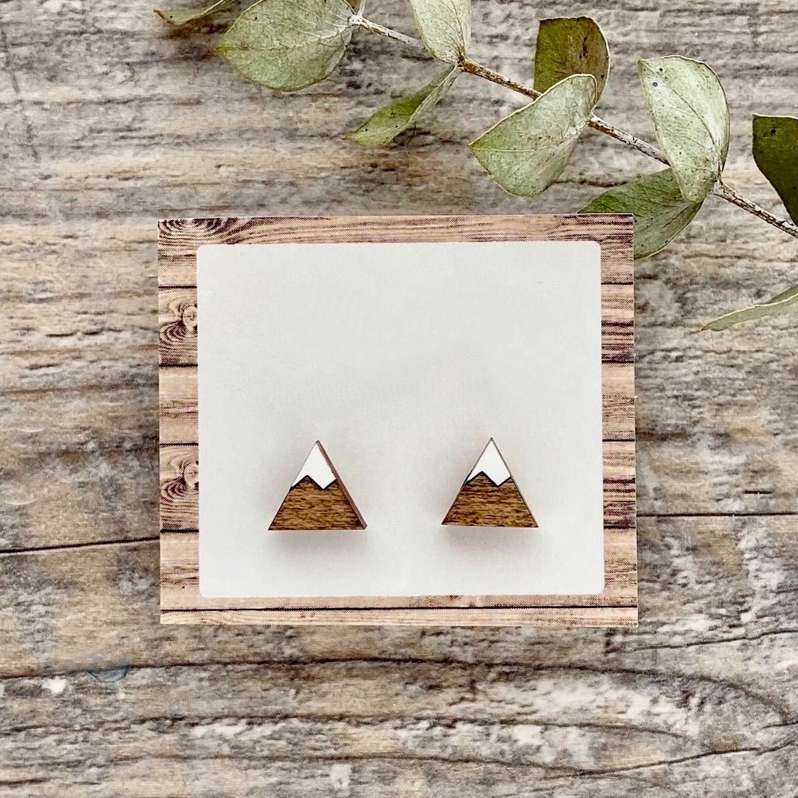 Snowy Mountain Earrings - ASPENS JEWELERS