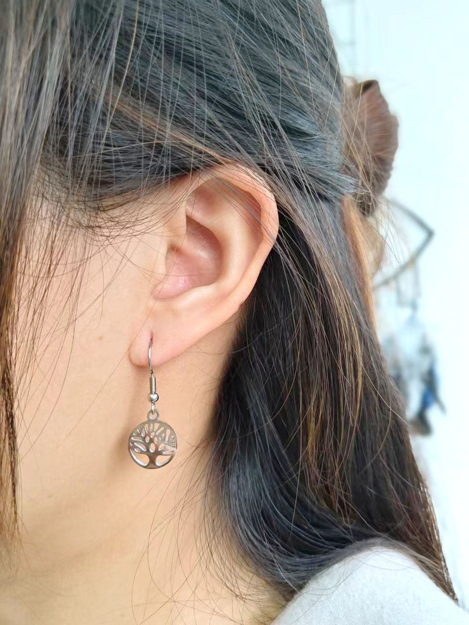 Tree of Life Charm Earrings - ASPENS JEWELERS